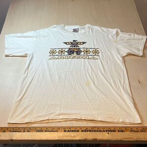 Vintage Arizona State‎ Tribal Single Stitch T shirt Size XL